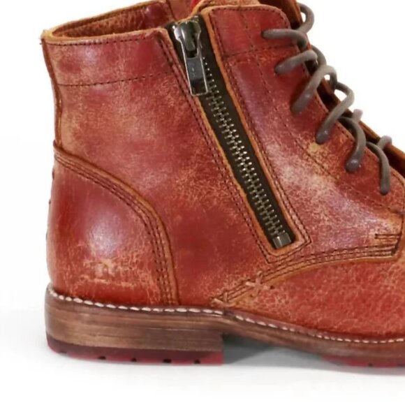 NEW BED/STU Leather Bonnie II Booties in adobe 1225 8t4 - Picture 7 of 10